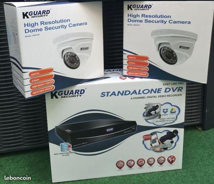 Kit de Vidéosurveillance K-Guard + 2 Camera (Neuf)