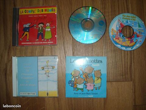 Lot de CD comptines et musiques pour enfants