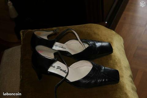 Chaussures cuir noir neuve