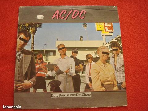 Disque vinyle 33 trs ACDC DIRTY DEEDS DONE - AK
