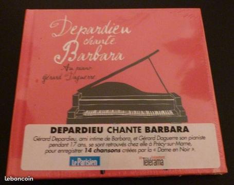 Album CD DEPARDIEU chante BARBARA