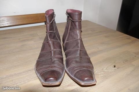 Bottines originales marrons femmes T.37