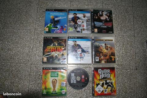 Jeux de PS3 et PS2