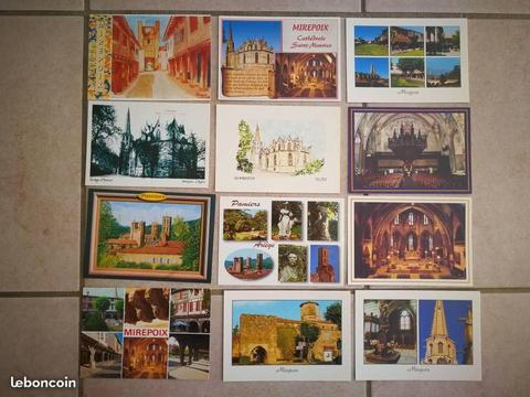 Collections cartes postales lots