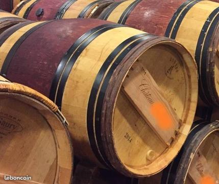barriques chêne 225litres , used wine barrels