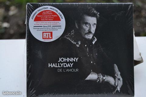 CD + DVD bonus Johnny Hallyday de l'amour 9