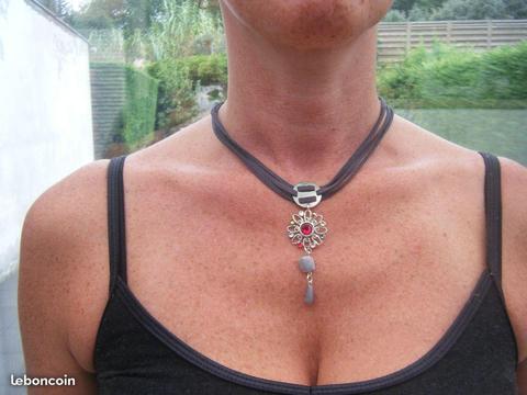 Collier-pendentif FUZION N°2