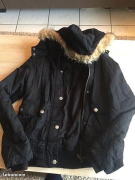 Veste manteau noir PIMKIE