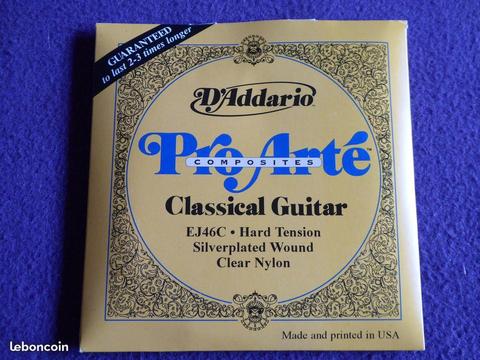 Cordes guitare Classique D'Addario ProArte 28-46