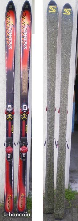Skis Axendo 7 Salomon 180 cm + bâtons offerts