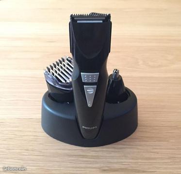 Tondeuse barbe PHILIPS + accessoires - Comme neuf