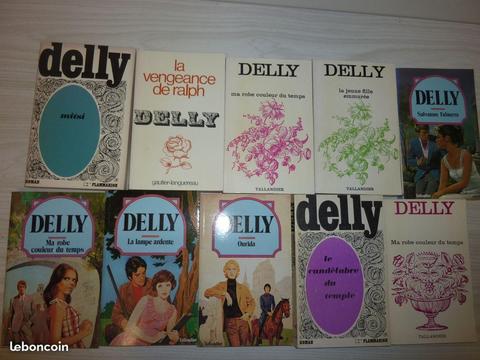 Lot de 10 livres Delly - TBE