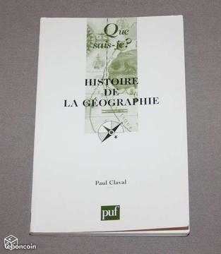 Histoire de la Géographie - Paul Claval - PUF