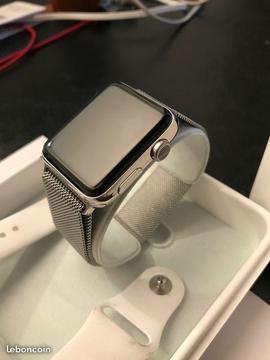 Apple watch serie 2 42 mm acier