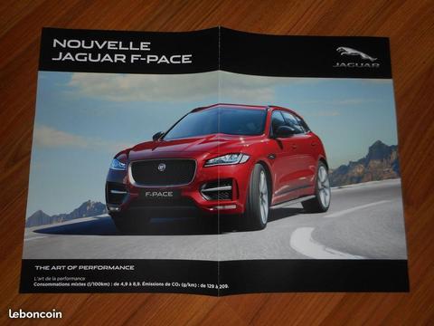 Poster JAGUAR F-PACE et F-TYPE SVR