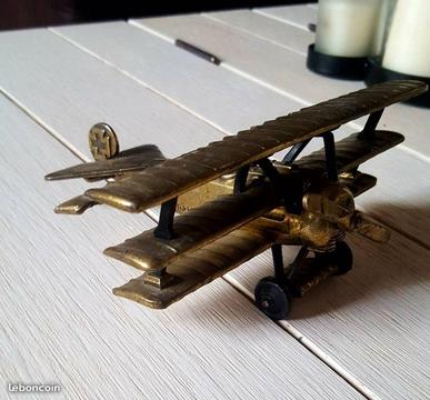 Avion en bronze Fokker FOK DRI 152/17