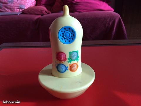 Téléphone musical sur socle