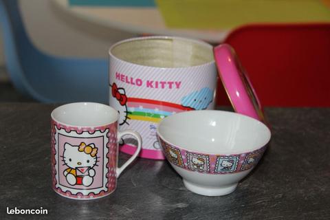 Coffret Tasse + bol Hello Kitty neuf winch8