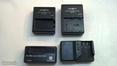 Chargeurs pour les Appareilles photo Minolta