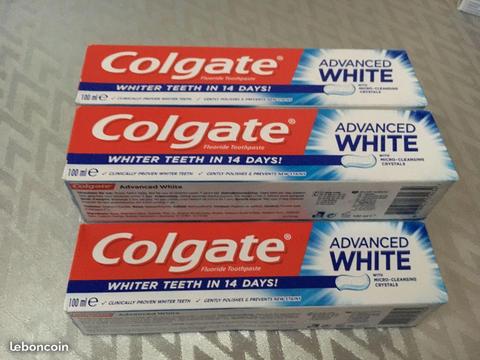 Dentifrice Colgate Advanced White