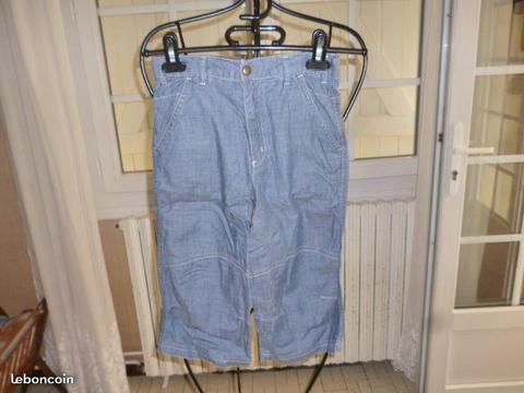 Pantacourt jeans OKAIDI taille 7 ans j33
