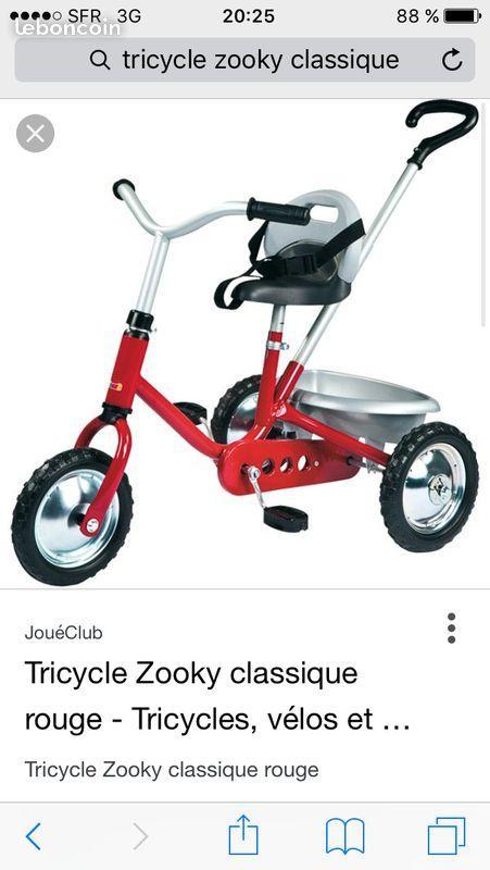 Tricycle smoby zooky classique