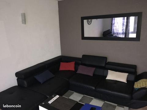 Canapé d'angle/meuble tv/table basse