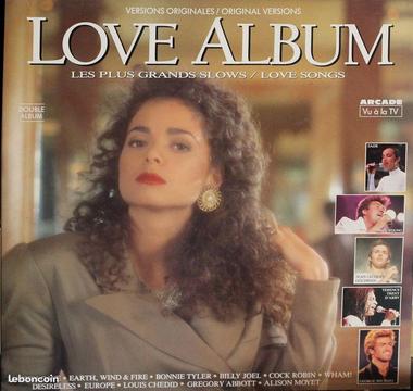 Vinyle 33 tours Love album les plus grands slows