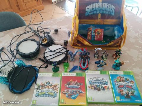 Lot Skylanders xbox 360 jeux personnages+++