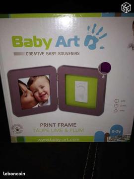 Cadre photo kit d'empreinte Baby Art NEUF