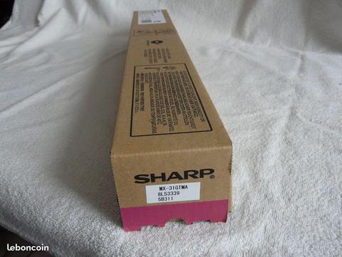 Cartouche Sharp MX-31GTMA toner magenta, original