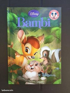 Livre Disney Hachette BAMBI - neuf