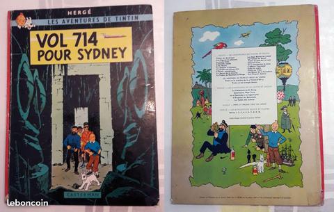 BD Hergé - TINTIN Vol 714 pour Sydney 1968 B38