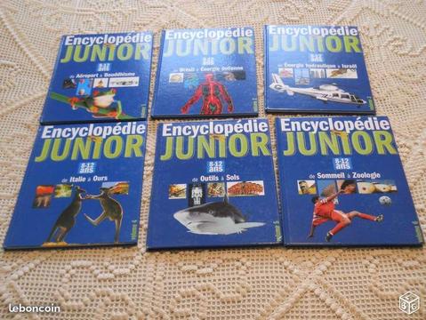 Encyclopédie junior 6 tomes 8/12 ans