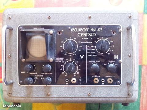 Oscilloscope Centrad 673 Vintage 50's