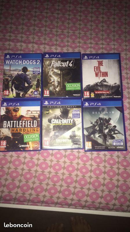 6 Jeux pour PlayStation 4