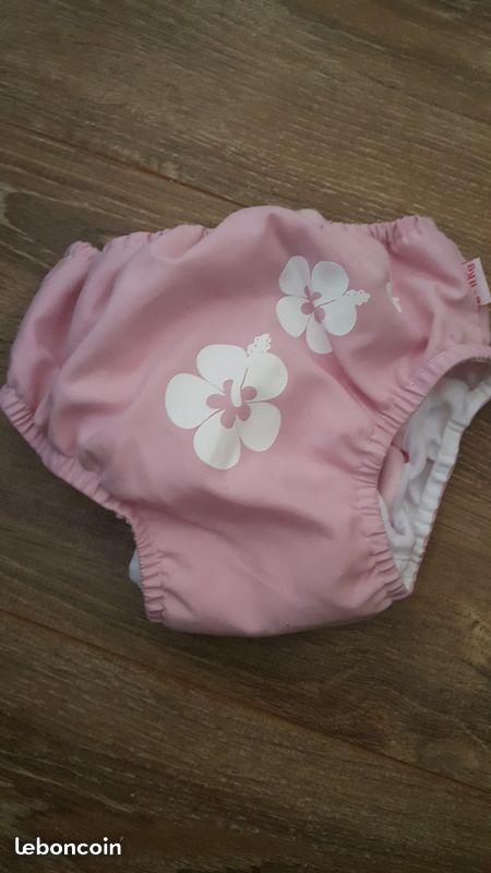 Maillot de bain couche bébé nageur