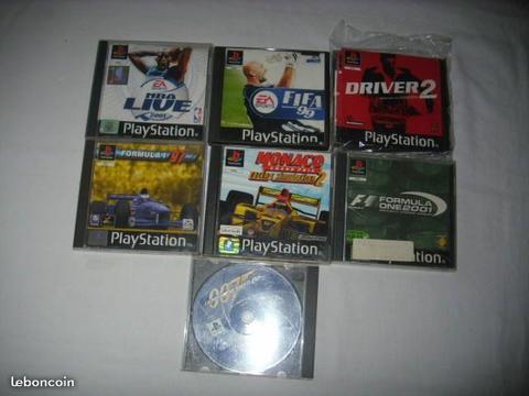 Jeux Playstation 1 ou PS2 pour collectionneur