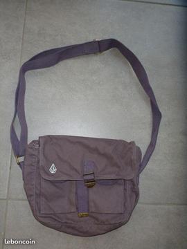 Sac besace bandoulière VOLCOM violet en TBE