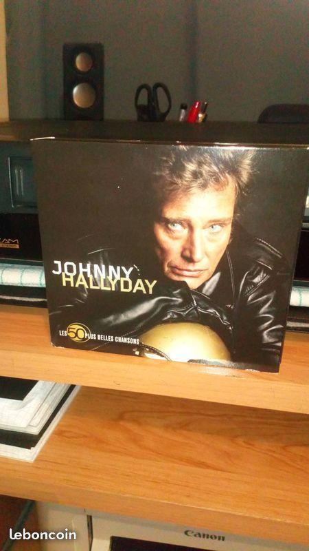 coffret de 3 cd de johnny hallyday