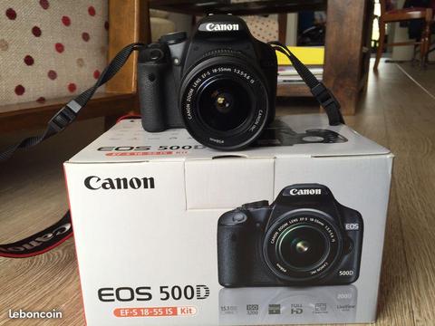 Canon eos 500d + obj 24-105 f4 usm + obj 18-55