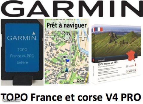 France v4T O P O Pro pour Garmin micro-sd