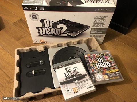 DJ Hero 1 & 2 avec platine pour PS3
