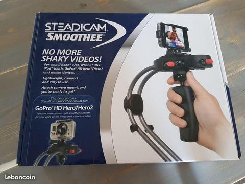 Steadicam Smoothee pour GoPro et iPhone, état neuf