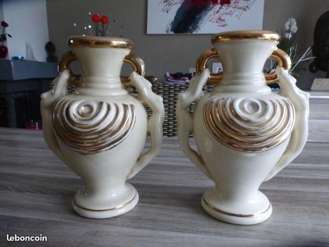 Lot de 2 vase en ceramique de Vallauris