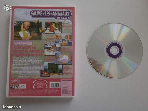 Jeu PC cd-rom BARBIE sauve les animaux (CC28400)