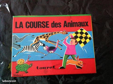 Vintage:la course aux animaux(touret)