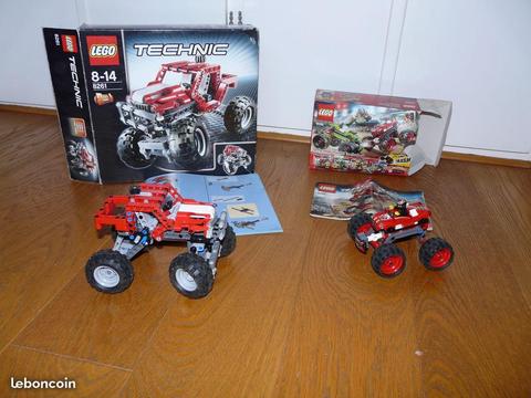 Lego technic 9092 et lego Racer 8261