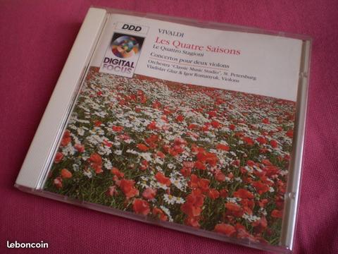 CD LES 4 SAISONS DE VIVALDI (Bonjour51)