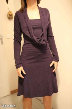 Jolie robe violette de marque kali yog organic